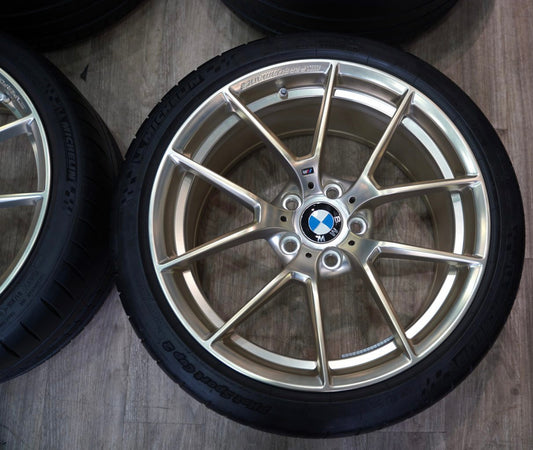 OEM BMW 763M Frozen Gold Wheel & Tire Set