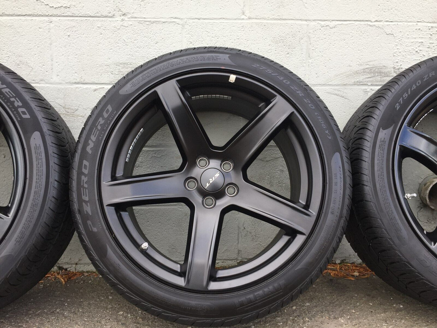 Genuine SRT Hellcat 20” 5-Spoke Wheel & Tire Set – Matte Black