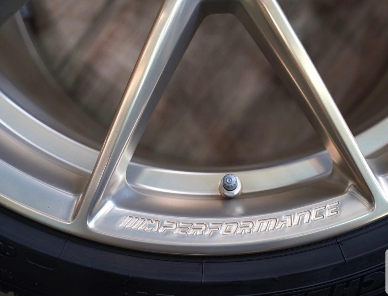 Genuine BMW Style 763M Frozen Gold Wheel & Tire Set